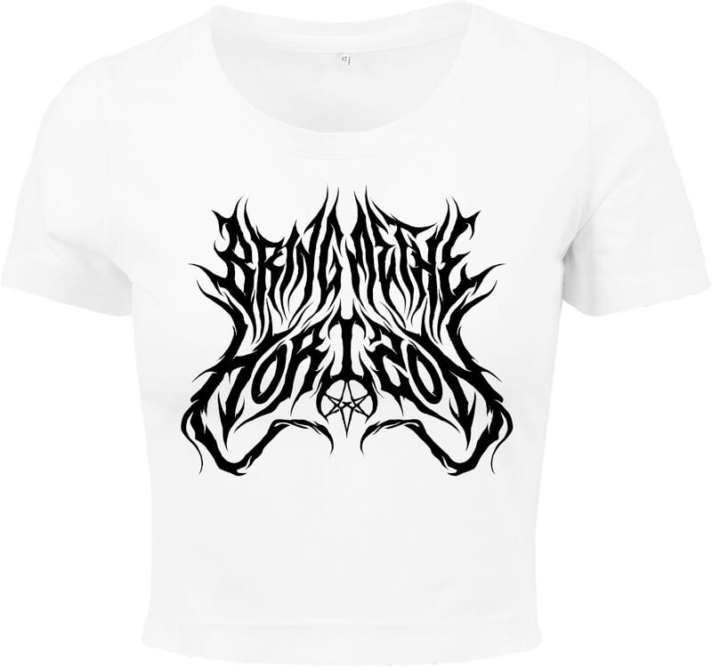 T-Shirt Manches courtes  de Bring Me The Horizon - Black Logo - S à XXL - pour Femme - blanc - Bring Me The Horizon