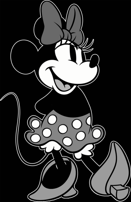 Débardeur Disney de Mickey Mouse - Minnie Grey Beauty - S à XXL - pour Femme - noir - Mickey Mouse - View 2