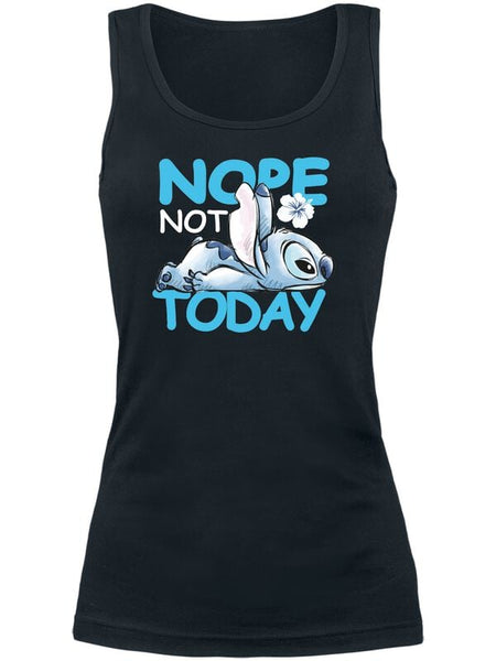 Débardeur Disney de Lilo & Stitch - Nope Not Today - S à M - pour Femme - noir - Lilo & Stitch