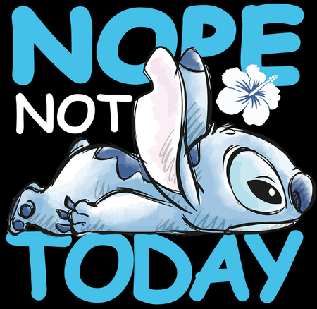 Débardeur Disney de Lilo & Stitch - Nope Not Today - S à M - pour Femme - noir - Lilo & Stitch - View 2