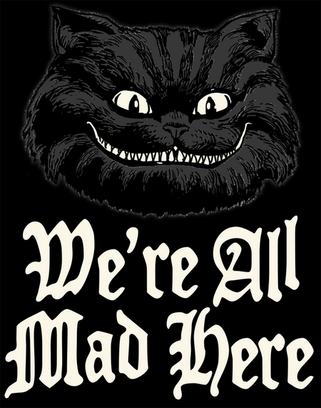Débardeur Disney de Alice Au Pays Des Merveilles - We're All Mad Here - S à XXL - pour Femme - noir - Alice Au Pays Des Merveilles - View 2