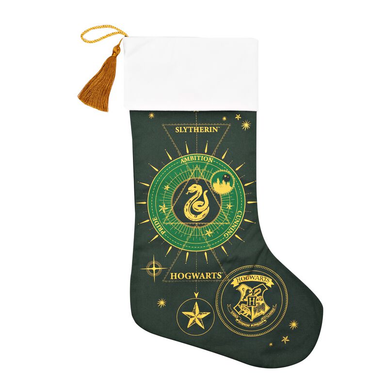 Articles De Décoration  de Harry Potter - Serpentard - Chaussette de Noël - pour Unisexe - multicolore - Harry Potter