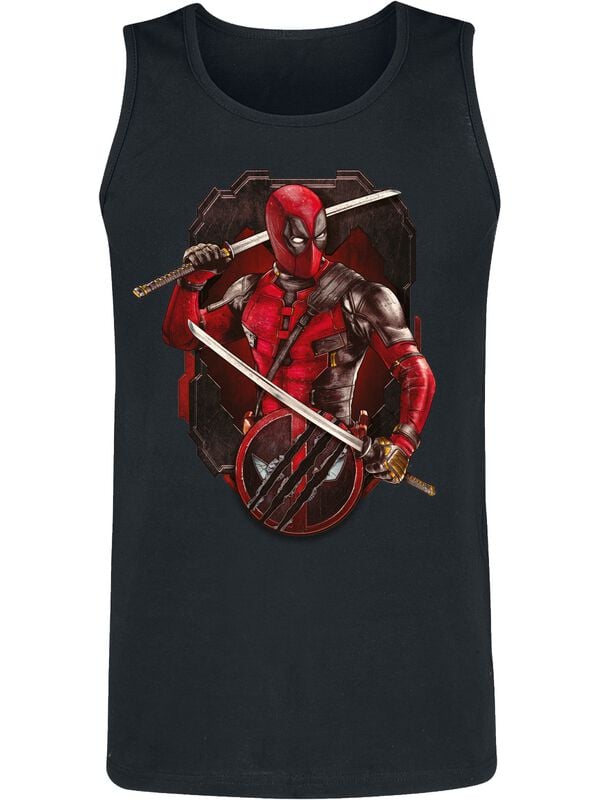 Top  de Deadpool - Deadpool & Wolverine - Ready To Fight - S à XXL - pour Homme - noir - Deadpool