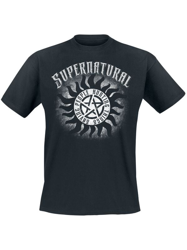 T-Shirt Manches courtes  de Supernatural - Hunting Things - S à 5XL - pour Homme - noir - Supernatural