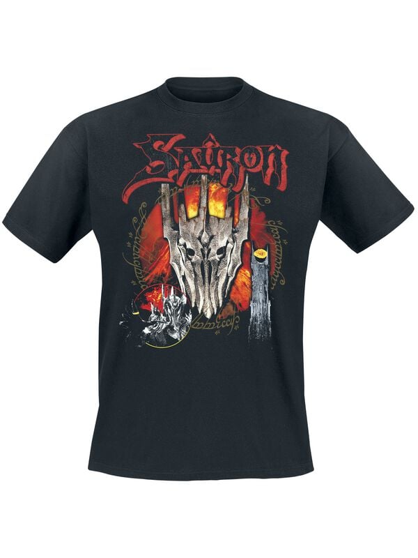 T-Shirt Manches courtes  de Le Seigneur Des Anneaux - Sauron - S à 5XL - pour Homme - noir - Le Seigneur Des Anneaux