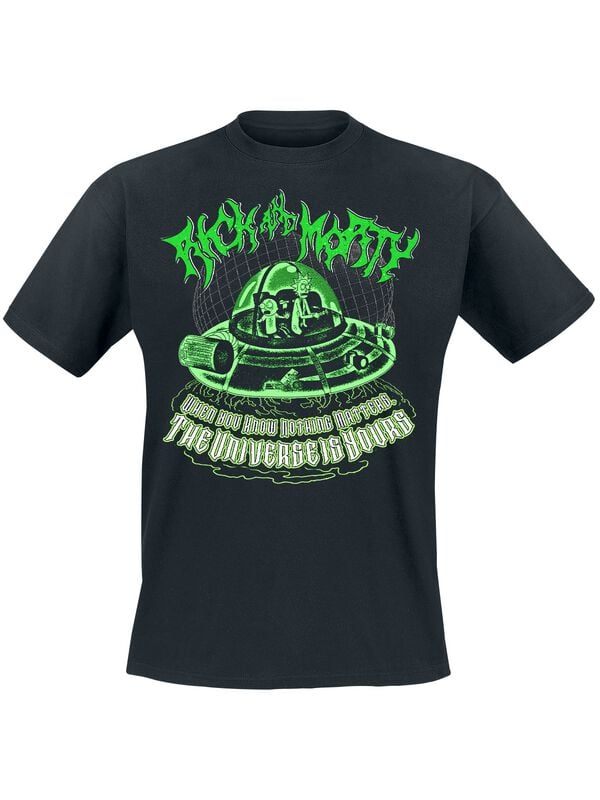 T-Shirt Manches courtes  de Rick & Morty - Nothing Matter - S à 3XL - pour Homme - noir - Rick & Morty