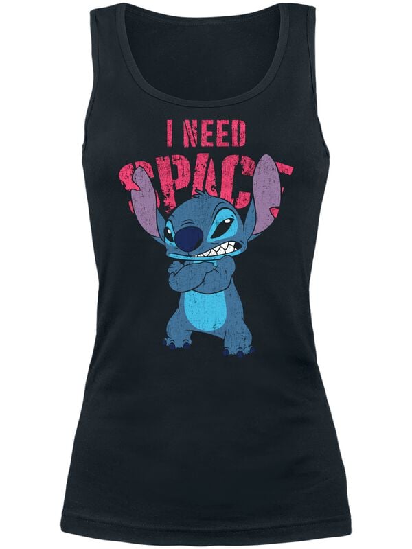 Débardeur Disney de Lilo & Stitch - I Need Space - S à XXL - pour Femme - noir - Lilo & Stitch