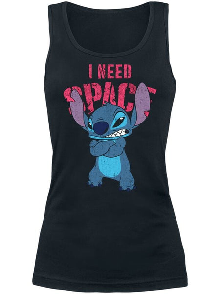 Débardeur Disney de Lilo & Stitch - I Need Space - S à XXL - pour Femme - noir - Lilo & Stitch