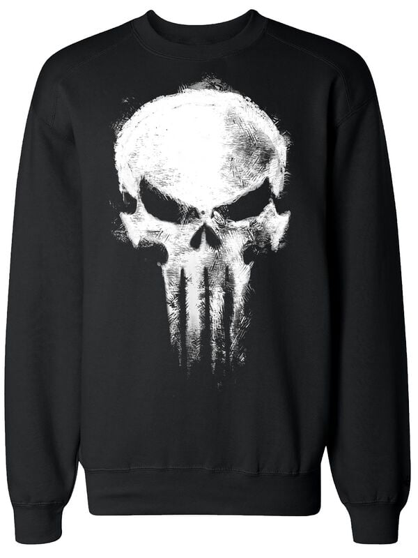 Sweat-shirt  de The Punisher - Skull - S à XXL - pour Homme - noir - The Punisher