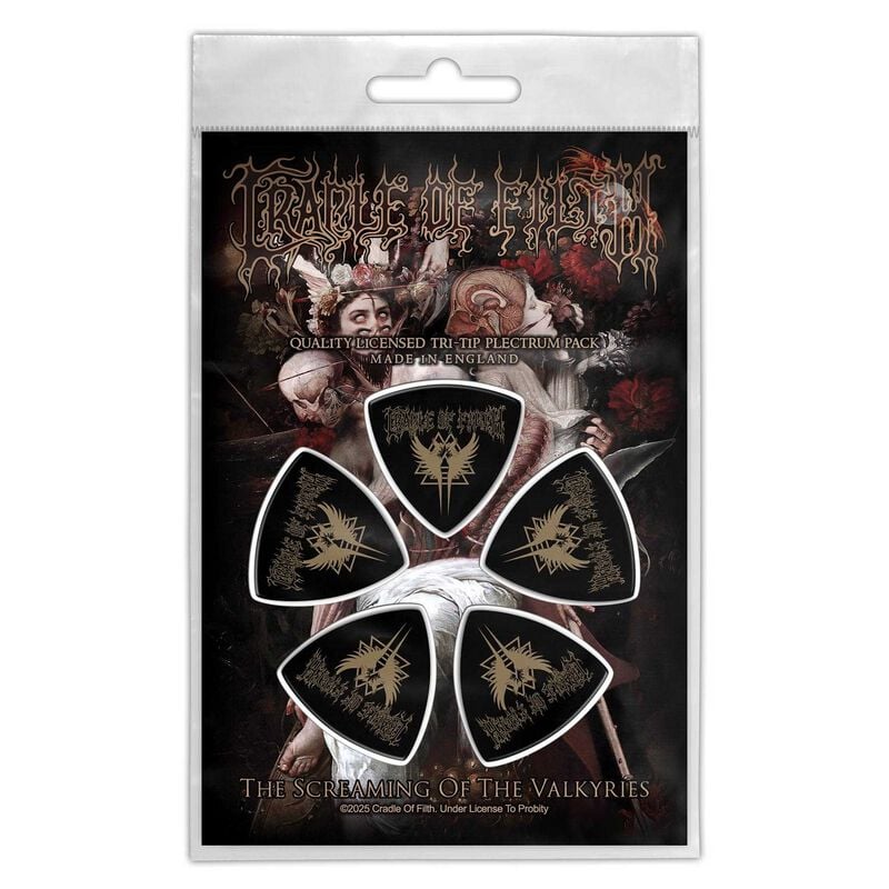Lot de médiators  de Cradle Of Filth - The Screaming Of The Valkyries - pour Indifférent - multicolore - Cradle Of Filth