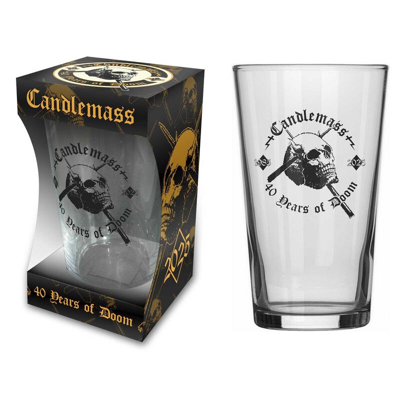 Verre à bière  de Candlemass - 40 Years Of Doom - pour Unisexe - transparent - Candlemass