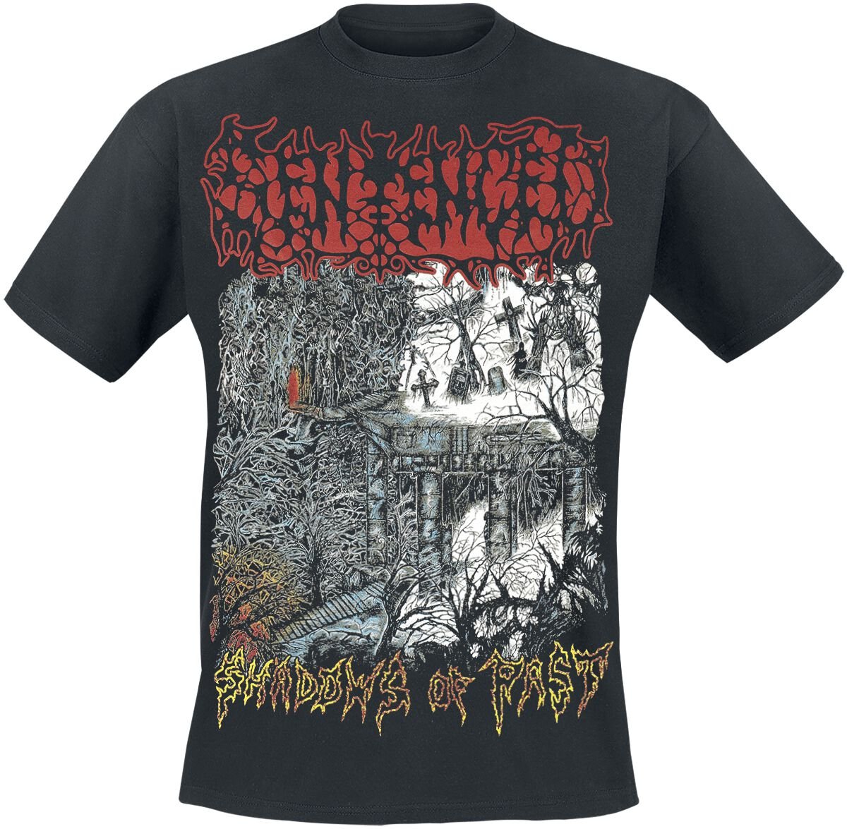 T-Shirt Manches courtes  de Sentenced - Shadows Of The Past - S à XXL - pour Homme - noir - Sentenced