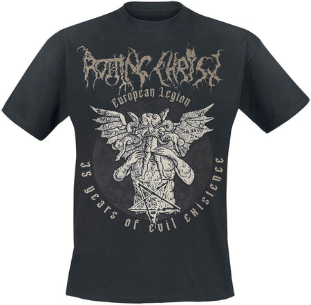 T-Shirt Manches courtes  de Rotting Christ - 35 Years Of Evil Existence - S à XXL - pour Homme - noir - Rotting Christ
