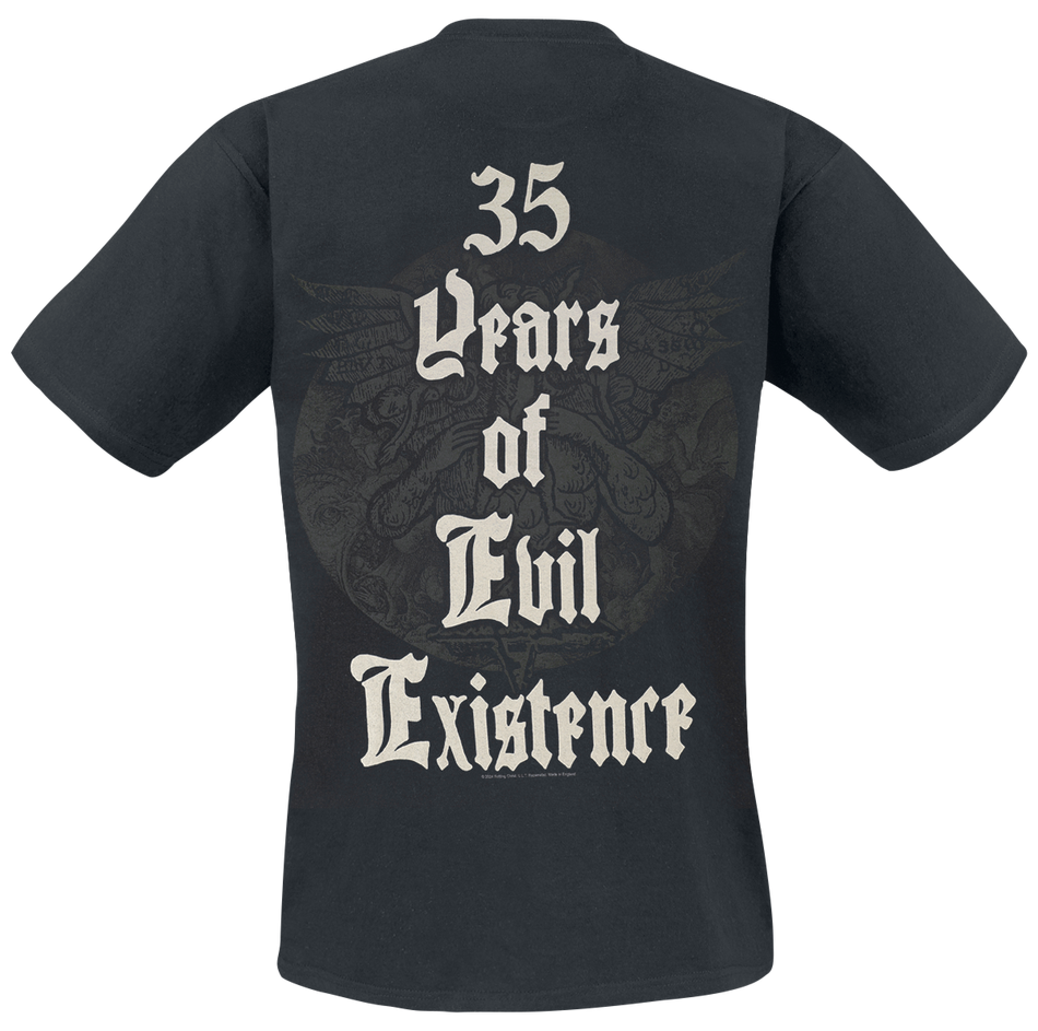 T-Shirt Manches courtes  de Rotting Christ - 35 Years Of Evil Existence - S à XXL - pour Homme - noir - Rotting Christ - View 2