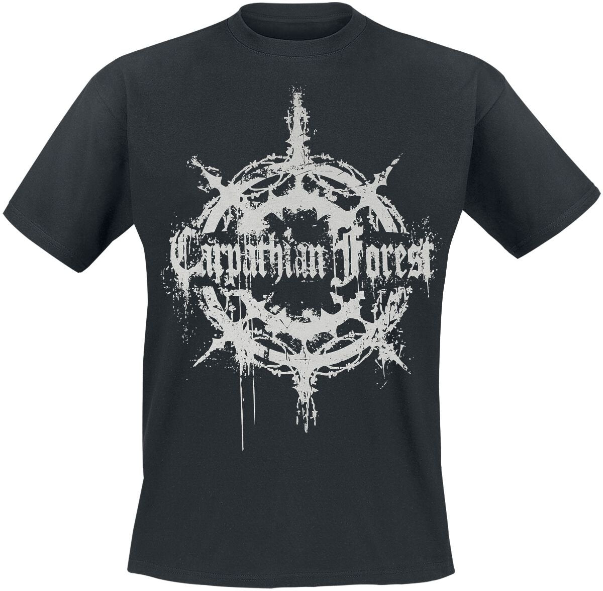 T-Shirt Manches courtes  de Carpathian Forest - The Horns - S à XXL - pour Homme - noir - Carpathian Forest
