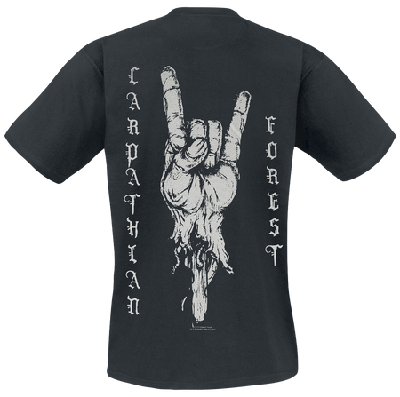 T-Shirt Manches courtes  de Carpathian Forest - The Horns - S à XXL - pour Homme - noir - Carpathian Forest - View 2
