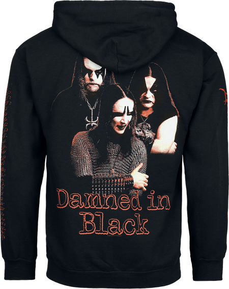 Sweat-shirt zippé à capuche  de Immortal - Damned In Black - M à XXL - pour Homme - noir - Immortal - View 2