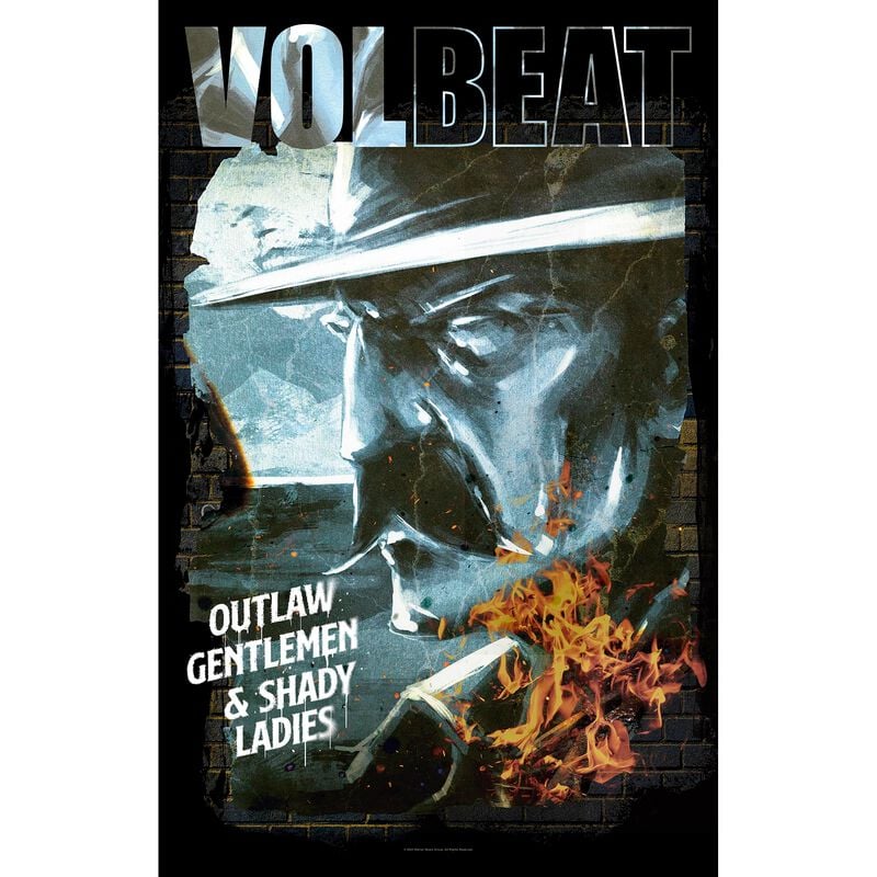 Drapeau  de Volbeat - Outlaw Gentleman - pour Unisexe - multicolore - Volbeat