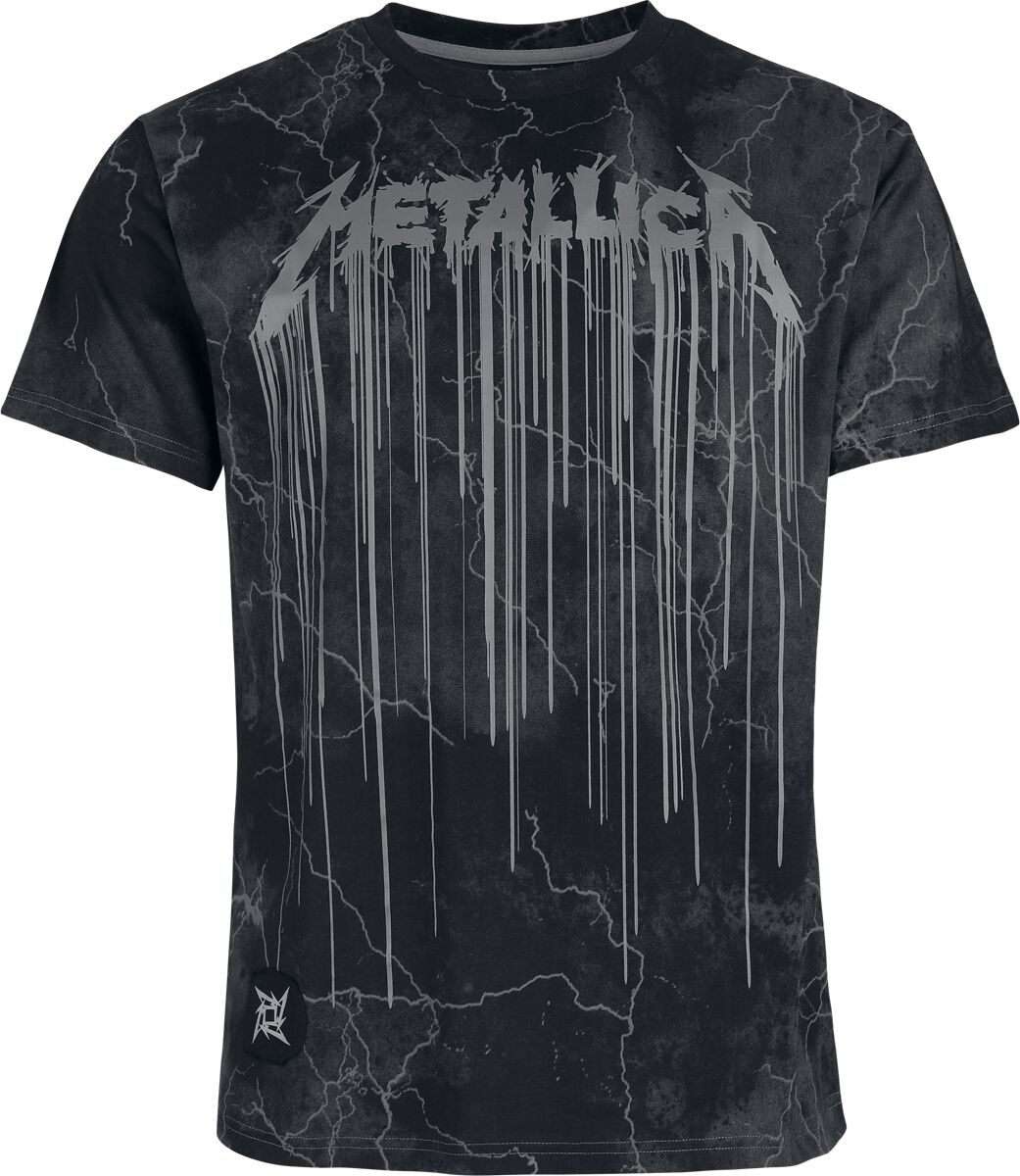 T-Shirt Manches courtes  de Metallica - EMP Signature Collection - Heavyweight - M à 3XL - pour Homme - gris foncé - metallica