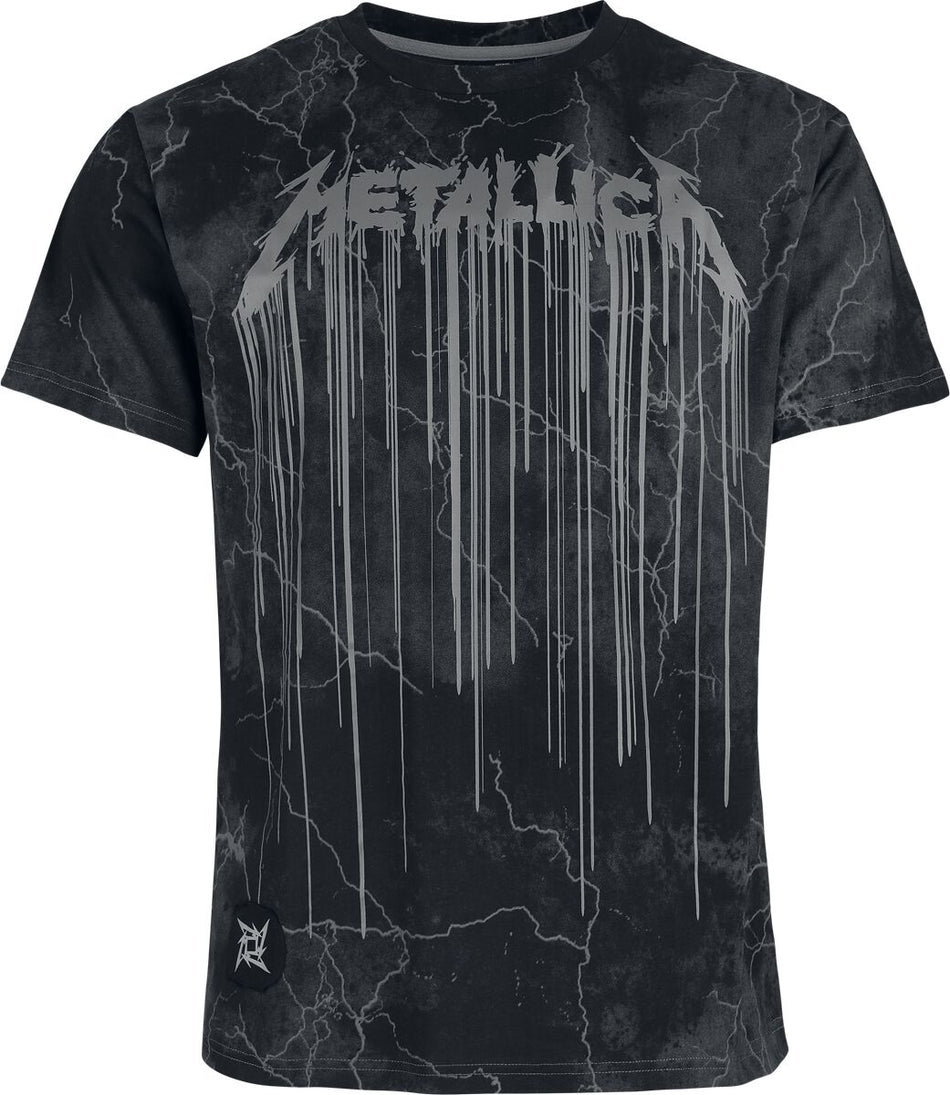 T-Shirt Manches courtes  de Metallica - EMP Signature Collection - Heavyweight - M à 3XL - pour Homme - gris foncé - metallica