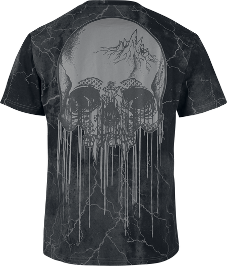 T-Shirt Manches courtes  de Metallica - EMP Signature Collection - Heavyweight - M à 3XL - pour Homme - gris foncé - metallica - View 2
