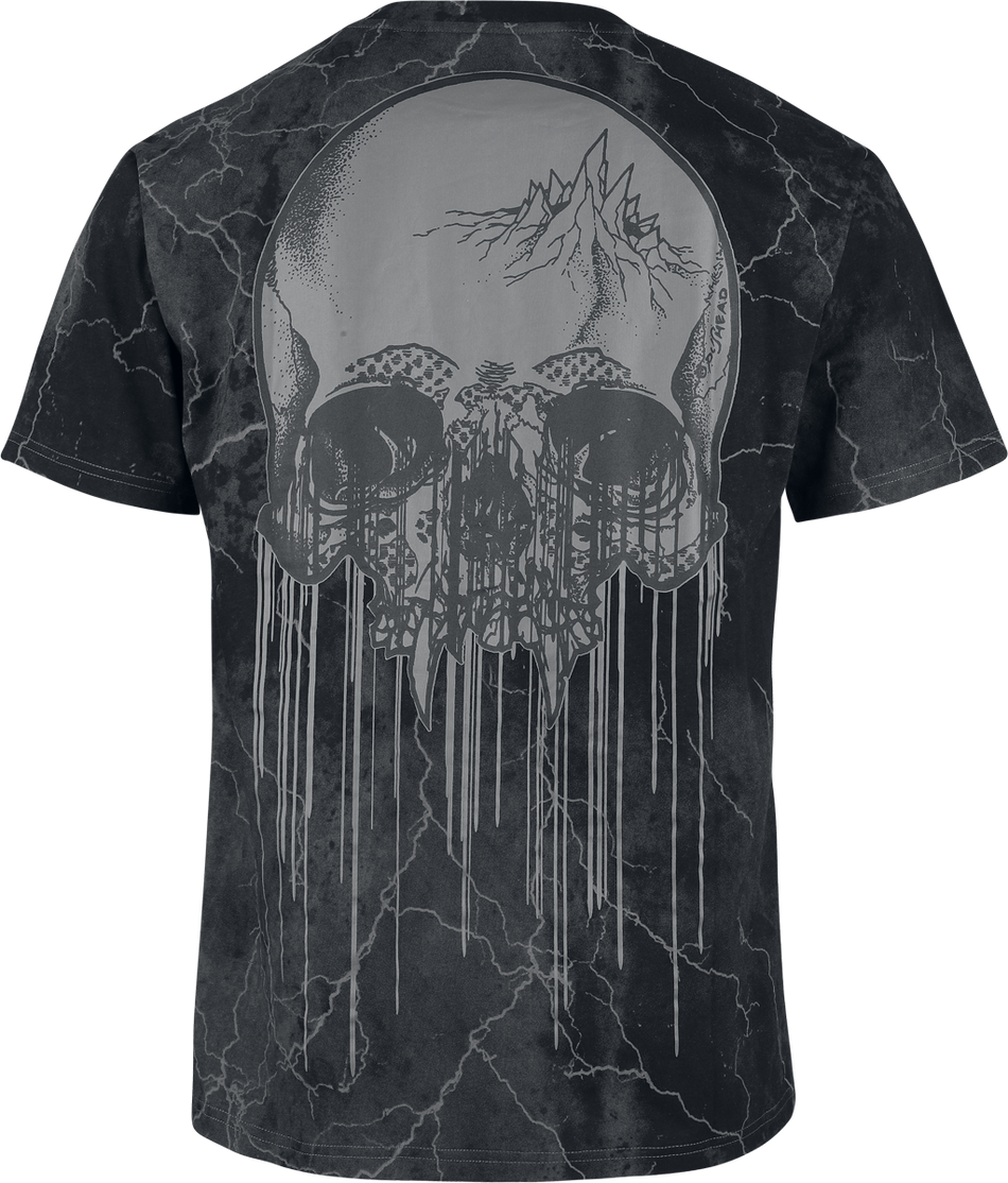 T-Shirt Manches courtes  de Metallica - EMP Signature Collection - Heavyweight - M à 3XL - pour Homme - gris foncé - metallica - View 2