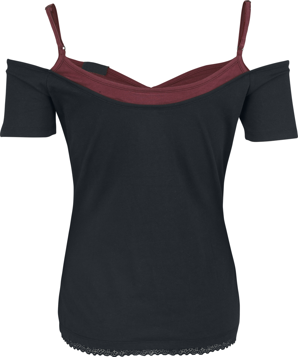 T-Shirt Manches courtes  de Metallica - EMP Signature Collection - S à XXL - pour Femme - noir/rouge foncé - metallica - View 2