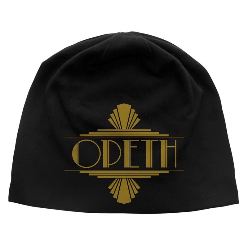Bonnet  de Opeth - art Deco Logo - Jersey Beanie - pour Unisexe - noir - Opeth