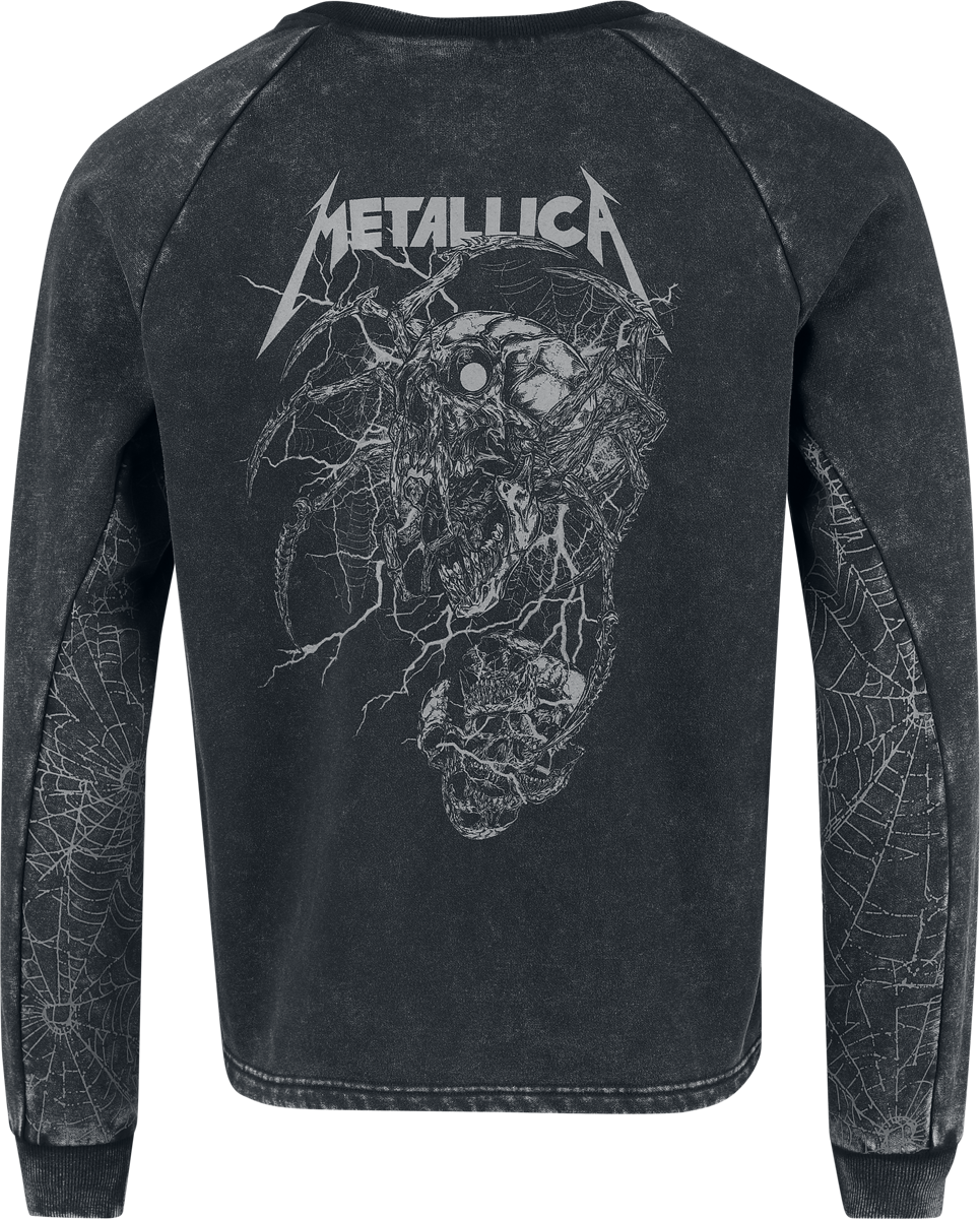 Sweat-shirt  de Metallica - EMP Signature Collection - S à 3XL - pour Homme - gris foncé - metallica - View 2