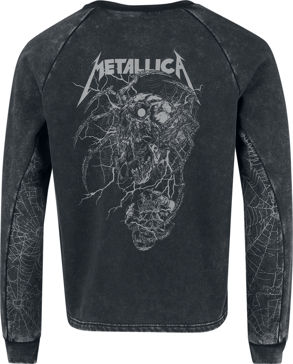 Sweat-shirt  de Metallica - EMP Signature Collection - S à 3XL - pour Homme - gris foncé - metallica - View 2