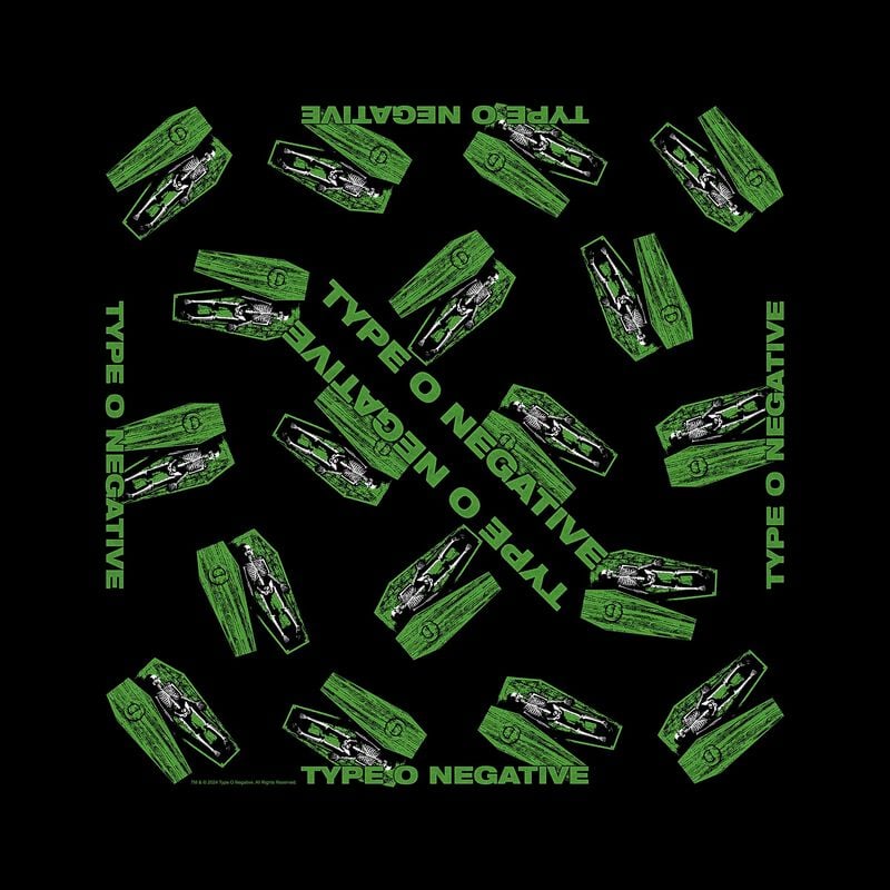 Foulard  de Type O Negative - Coffins - pour Unisexe - noir - Type O Negative