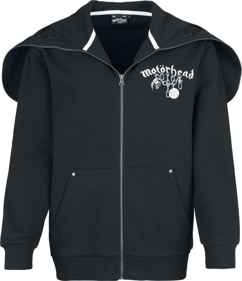 Sweat-shirt zippé à capuche  de Motörhead - EMP Signature Collection - S à XXL - pour Femme - noir - Motörhead