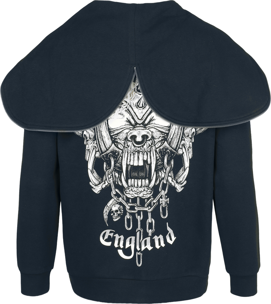 Sweat-shirt zippé à capuche  de Motörhead - EMP Signature Collection - S à XXL - pour Femme - noir - Motörhead - View 2