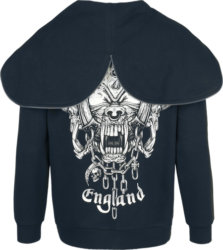 Sweat-shirt zippé à capuche  de Motörhead - EMP Signature Collection - S à 3XL - pour Femme - noir - Motörhead - View 2