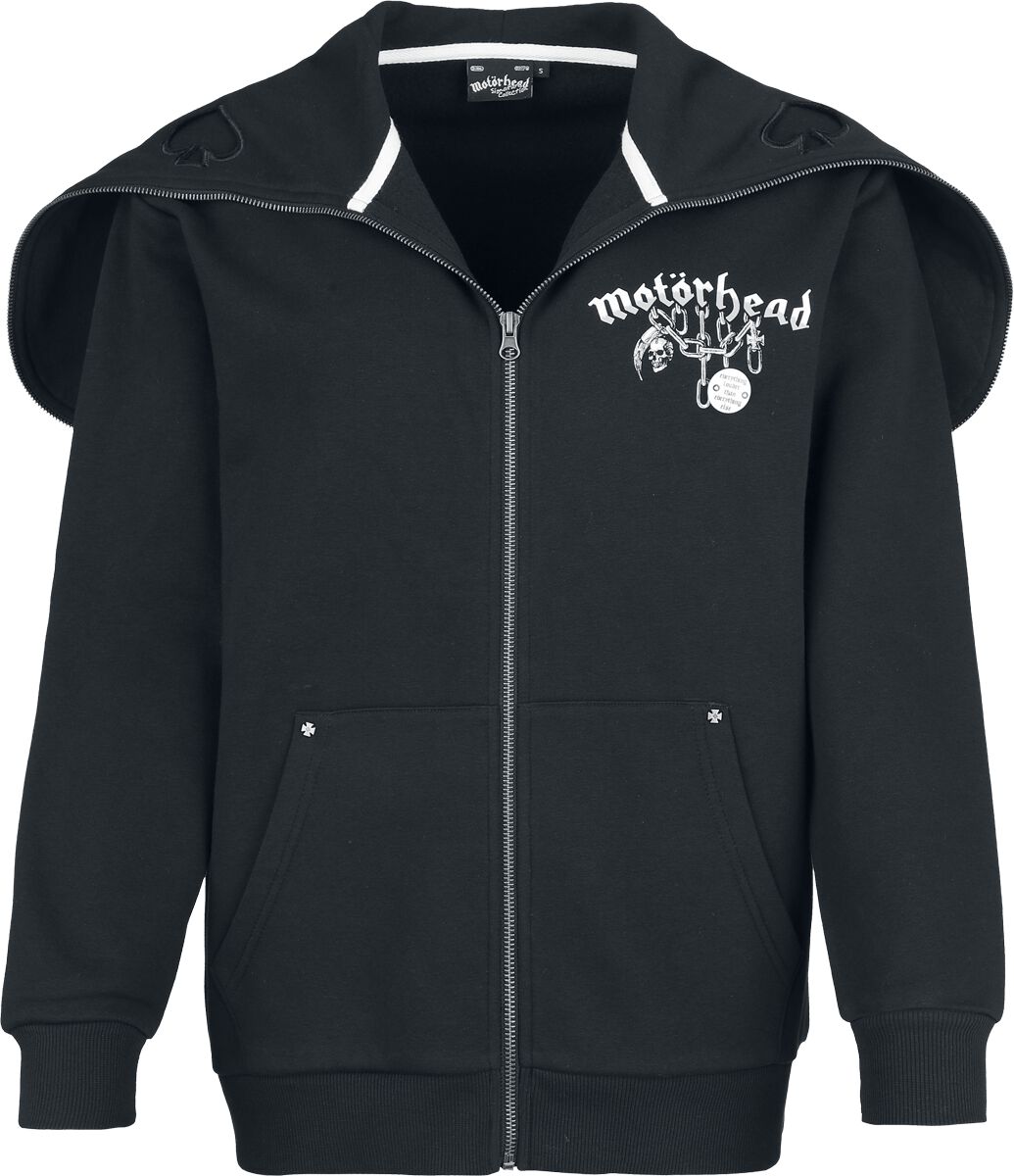 Sweat-shirt zippé à capuche  de Motörhead - EMP Signature Collection - S à 3XL - pour Femme - noir - Motörhead