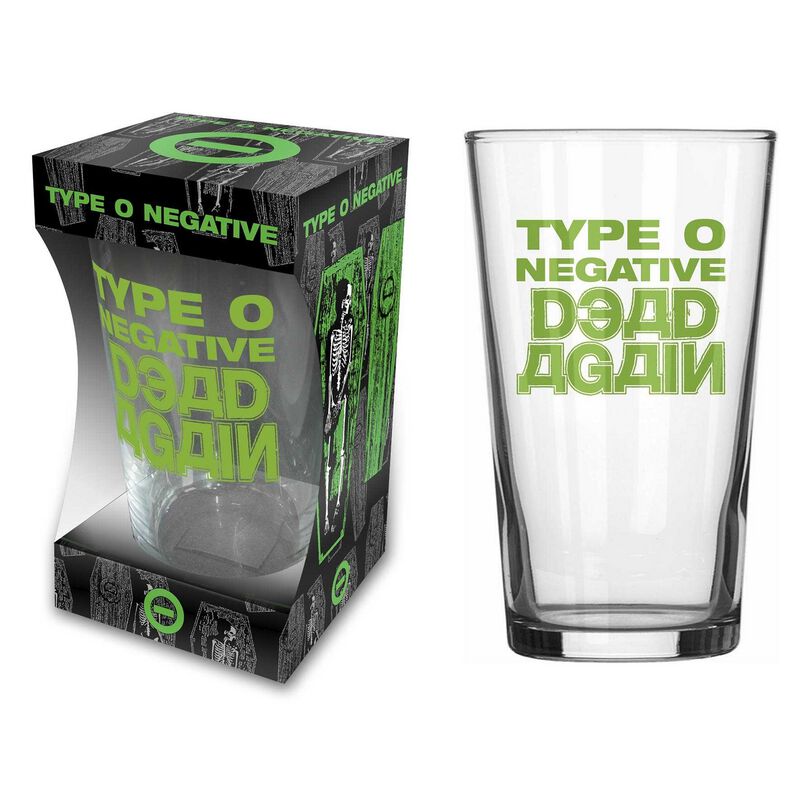 Verre à bière  de Type O Negative - Dead Again - pour Unisexe - transparent - Type O Negative