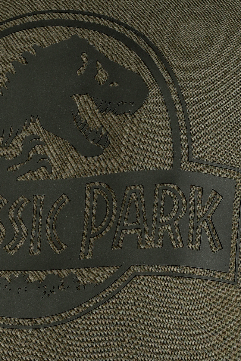 Sweat-shirt à capuche  de Jurassic Park - Logo Jurassic Park - S à XXL - pour Homme - kaki - Jurassic Park - View 2