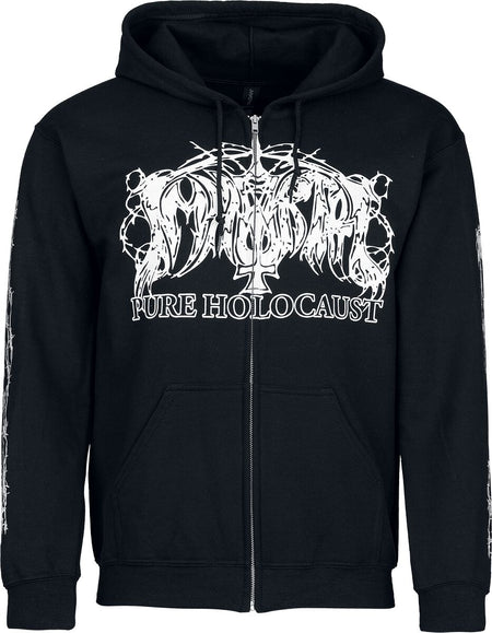Sweat-shirt zippé à capuche  de Immortal - Pure holocaust - M à XXL - pour Homme - noir - Immortal