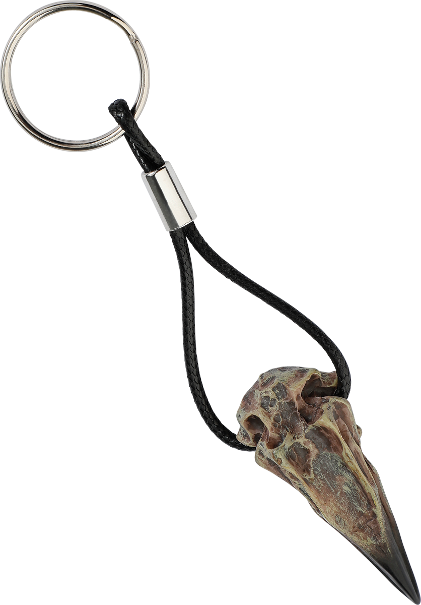 Porte-clefs  de Black Premium by EMP - Raven Skull Keychain - pour Unisexe - multicolore - Black Premium by EMP - View 2