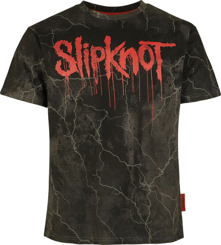 T-Shirt Manches courtes  de Slipknot - EMP Signature Collection - Heavyweight - M à 3XL - pour Homme - gris foncé - Slipknot