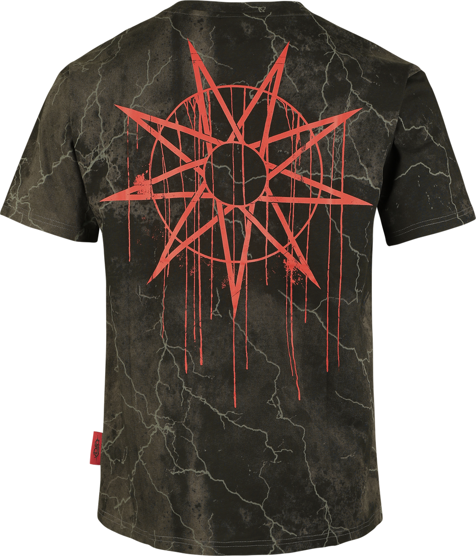 T-Shirt Manches courtes  de Slipknot - EMP Signature Collection - Heavyweight - M à 3XL - pour Homme - gris foncé - Slipknot - View 2