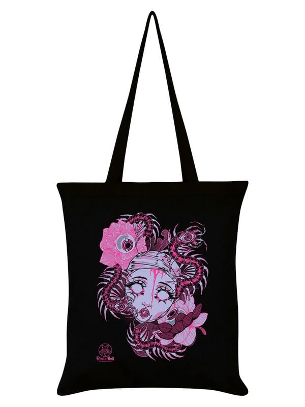 Sac En Tissu Gothic de Pinku Kult - Decay Black - pour Unisexe - noir - Pinku Kult