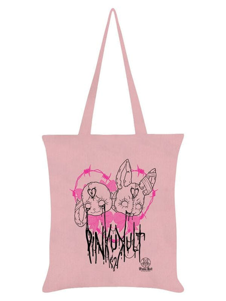 Sac En Tissu Gothic de Pinku Kult - Doom and Gloom - pour Unisexe - rose clair - Pinku Kult