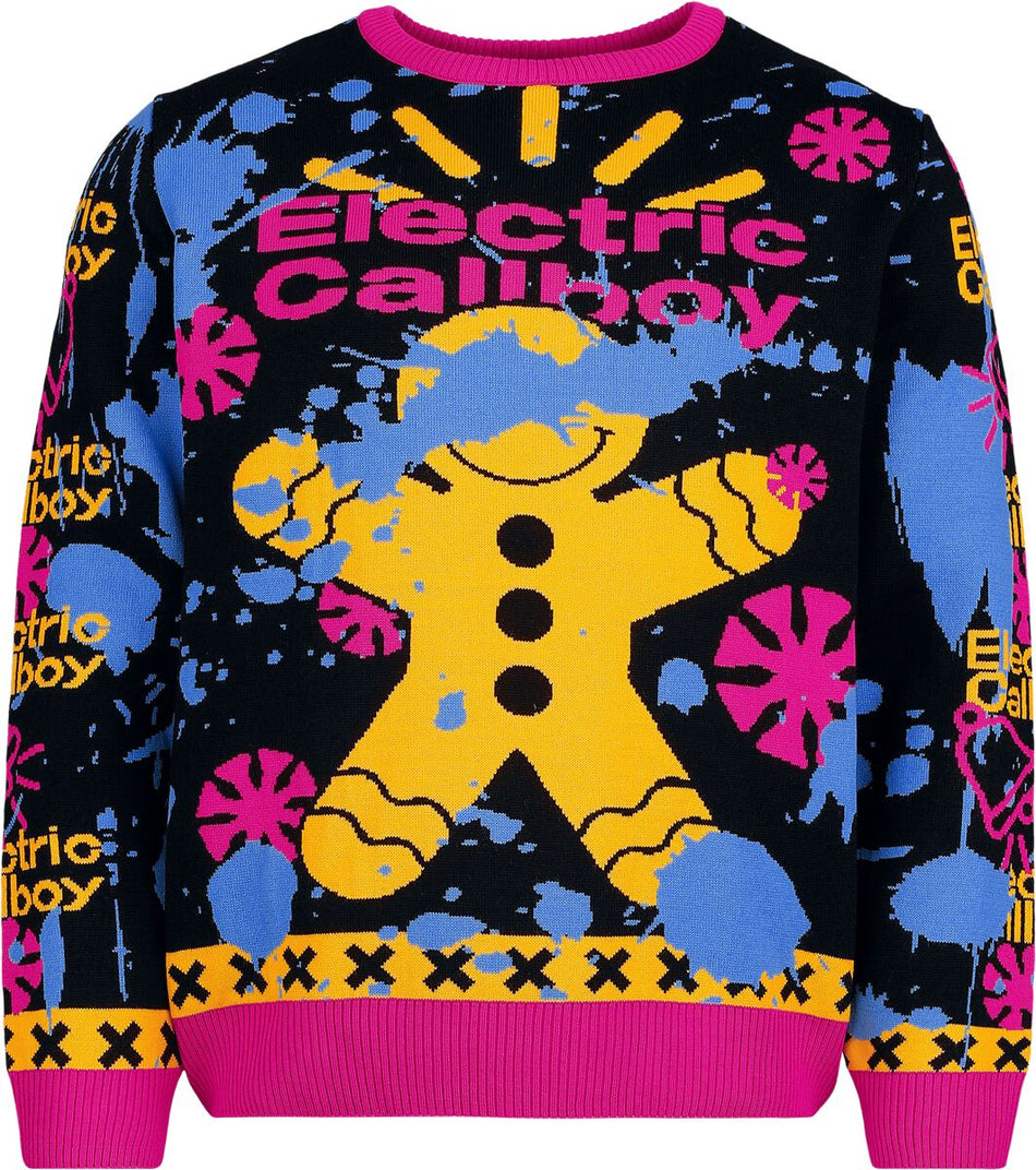 Pull de Noël  de Electric Callboy - Holiday Sweater 2025 - S à 5XL - pour Homme - multicolore - Electric Callboy
