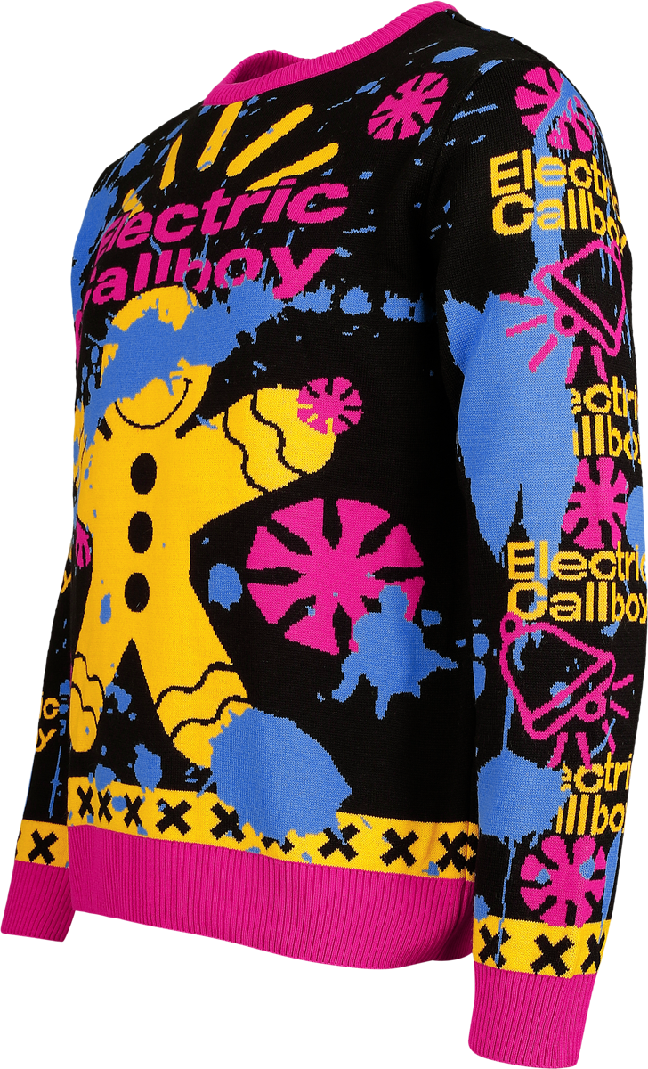 Pull de Noël  de Electric Callboy - Holiday Sweater 2025 - S à 5XL - pour Homme - multicolore - Electric Callboy - View 2