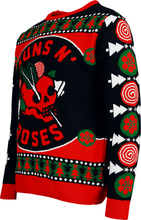 Pull de Noël  de Guns N' Roses - Holiday Sweater - S à 5XL - pour Homme - multicolore - Guns N' Roses - View 2