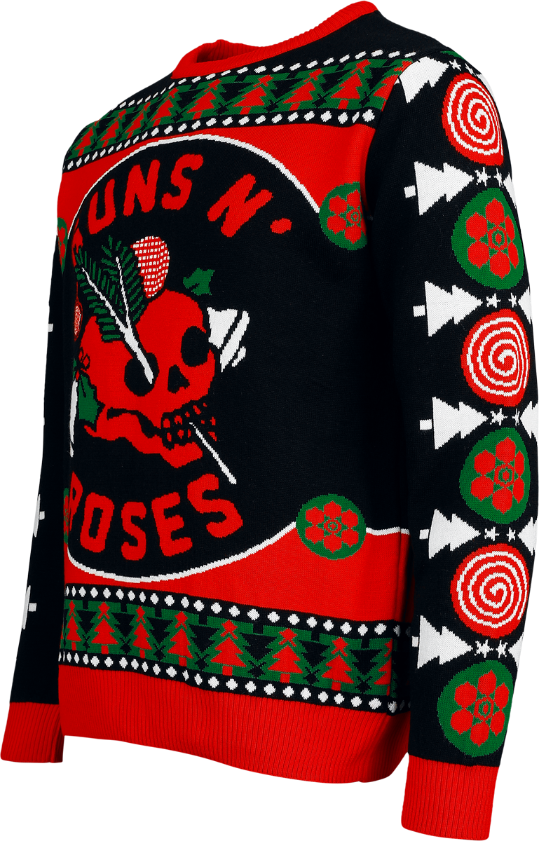 Pull de Noël  de Guns N' Roses - Holiday Sweater - S à 5XL - pour Homme - multicolore - Guns N' Roses - View 2