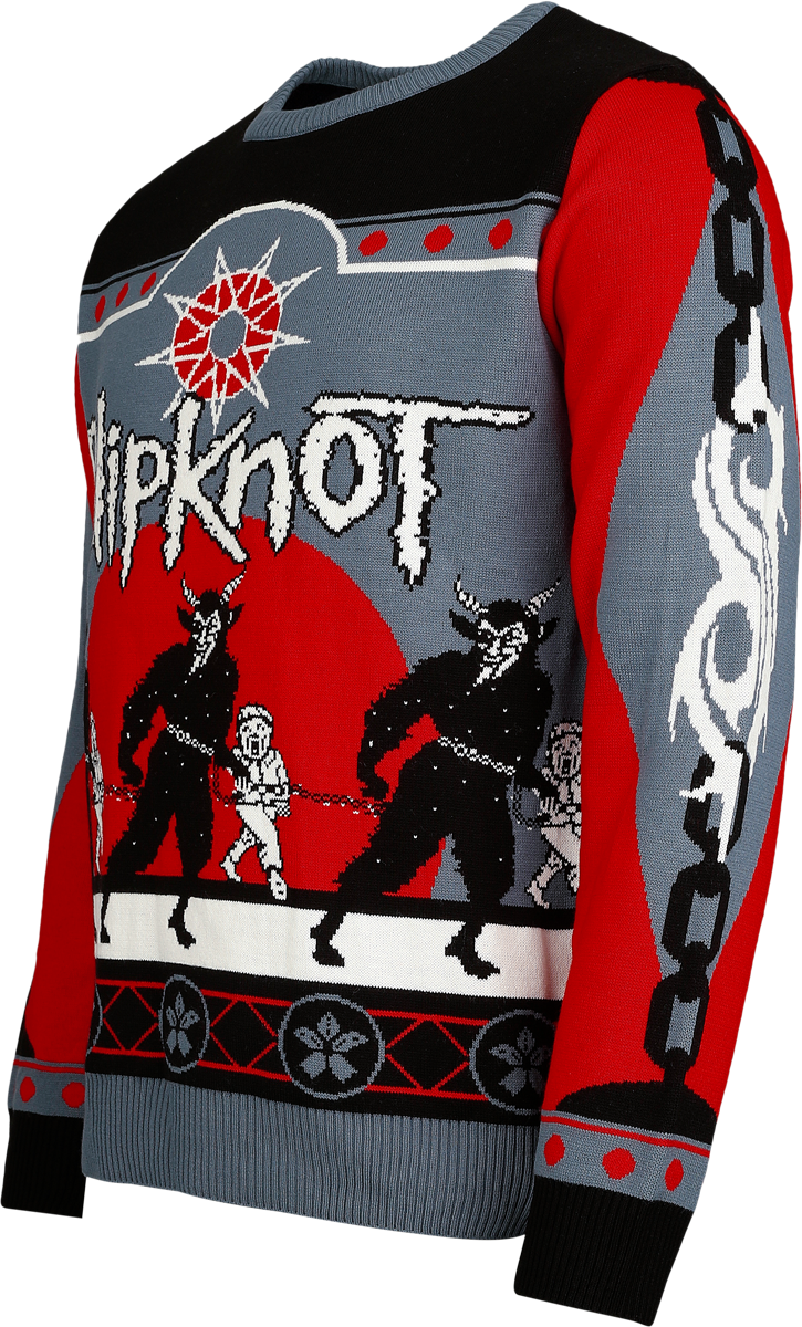 Pull de Noël  de Slipknot - Pull Moche De Noël - S à 5XL - pour Homme - multicolore - Slipknot - View 2