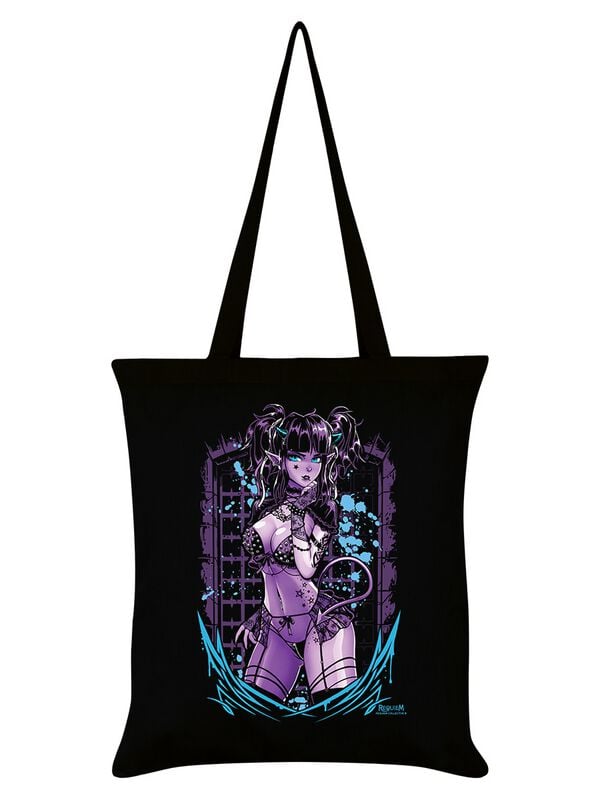 Sac En Tissu Gothic de Requiem Collective - Blair - pour Unisexe - noir - Requiem Collective