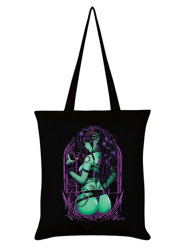 Sac En Tissu Gothic de Requiem Collective - Ariana - pour Unisexe - noir - Requiem Collective